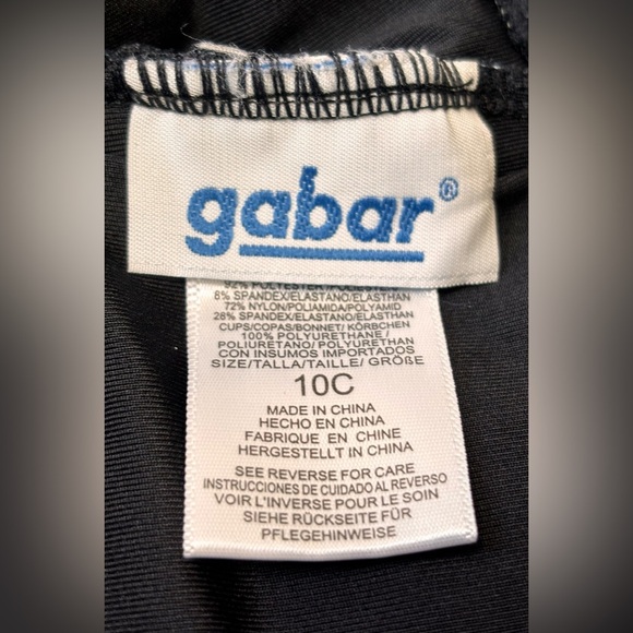 Gabar Women's One Piece Tummy Control Swimsuit Size 10c - Picture 6 of 9